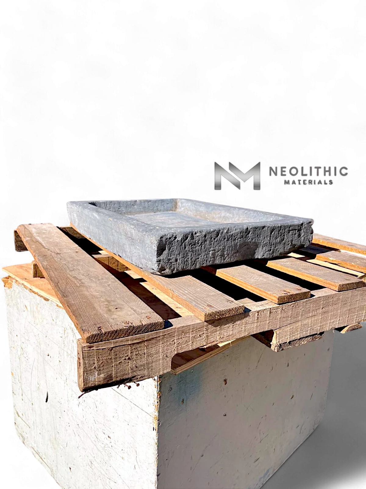 Antique Belgian Bluestone Sink - Image 2